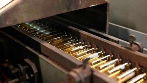 Finishing the glass ampoules: Annealing